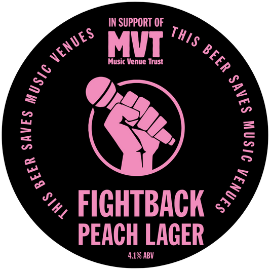 Fightback Peach Lager 4.1% - 30L Keg